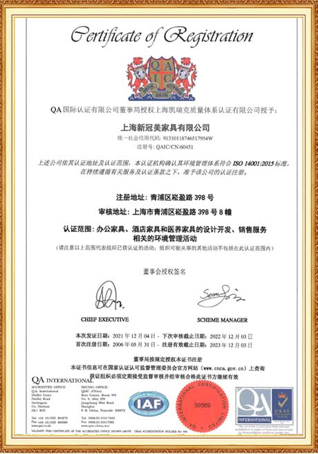 Certificate of honor